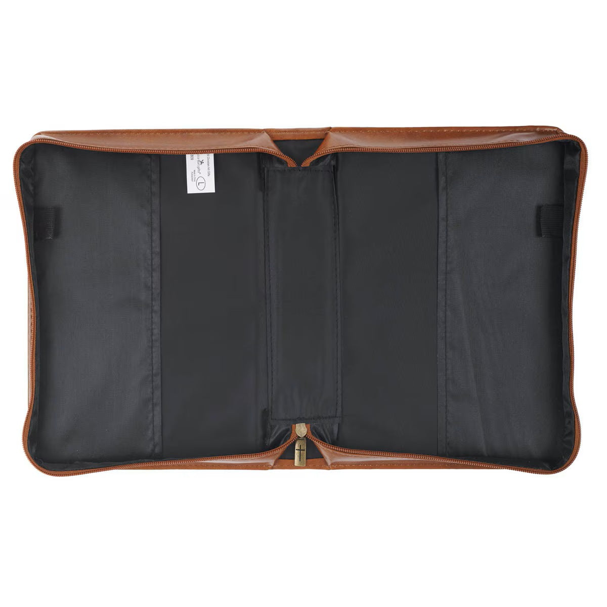 Trust in the Lord Honey-brown Faux Leather Classic Bible Cover - Proverbs