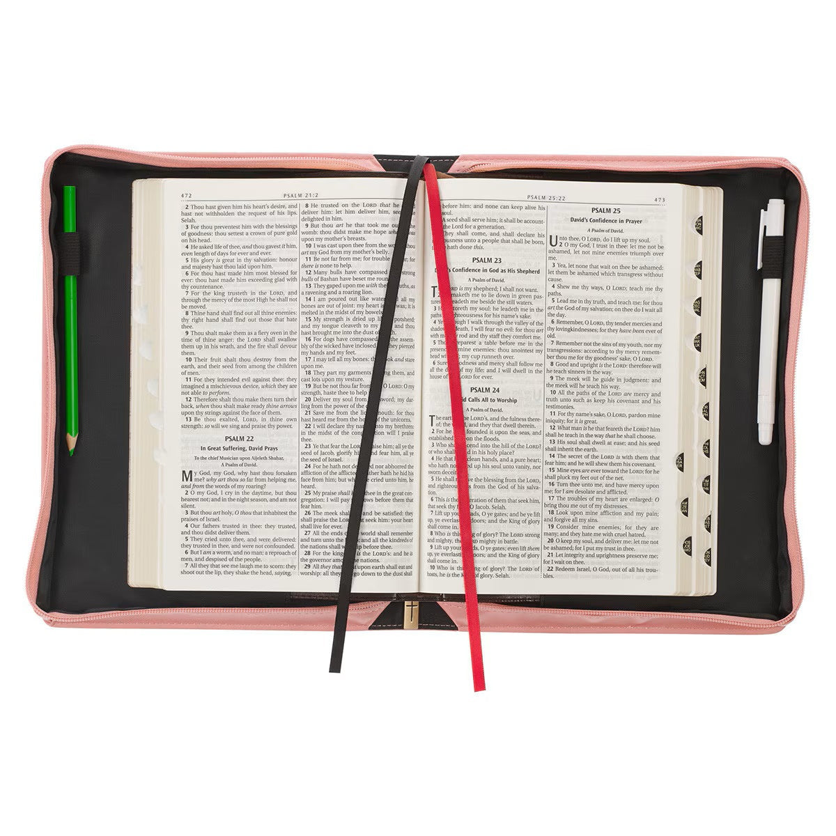 Plans Pink Bouquet Faux Leather Fashion Bible Cover - Jeremiah 29:11
