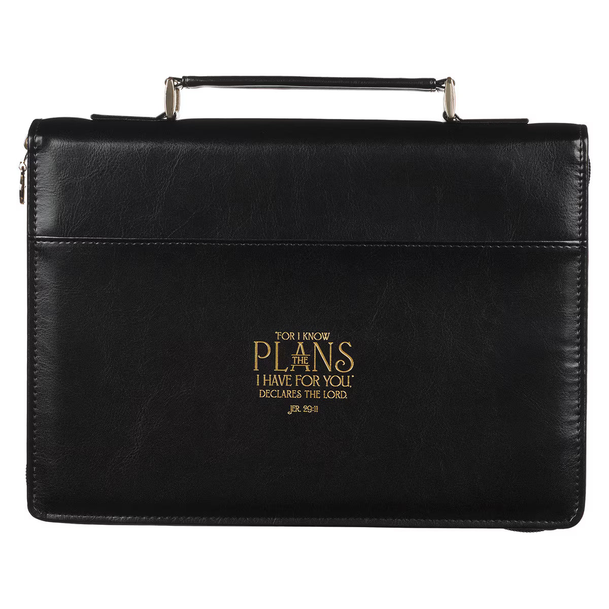 Hope and a Future Botanical Midnight Faux Leather Fashion Bible Cover - Jeremiah 29:11 (Extra Large)
