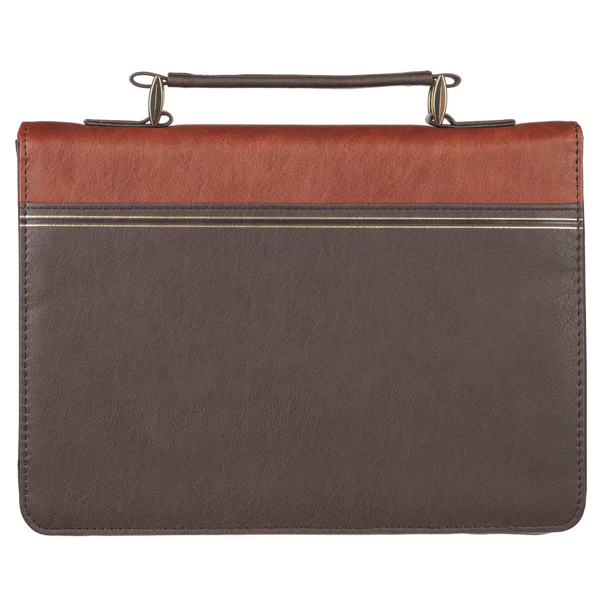 Have Made You Two-tone Brown Faux Leather Classic Bible Cover - Isaiah 46:4