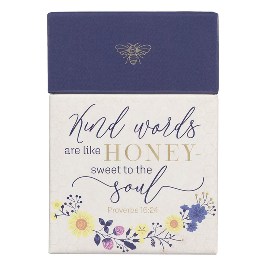 Kind Words Are Like Honey Box of Blessings - Proverbs 16:24
