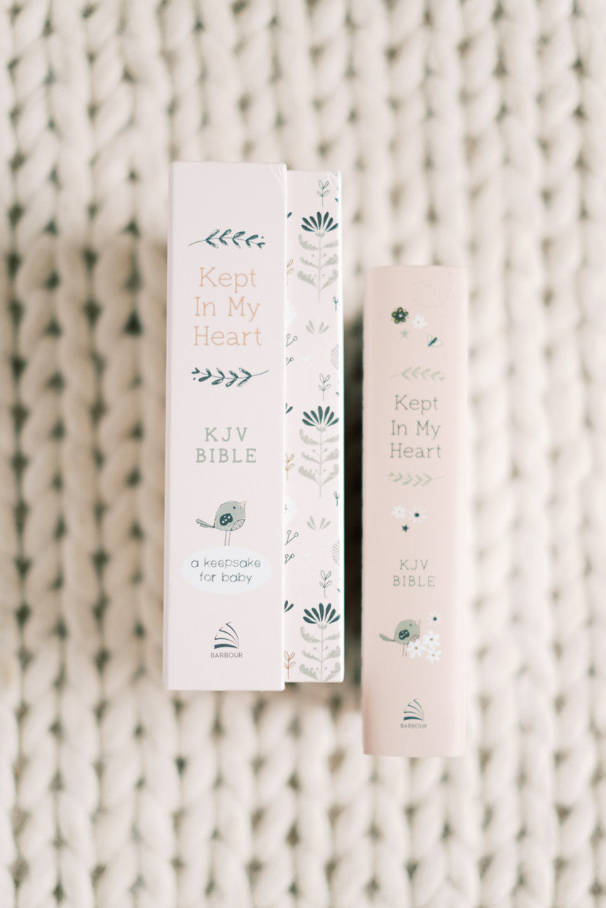 Kept in My Heart KJV Bible [Coral Woodland]