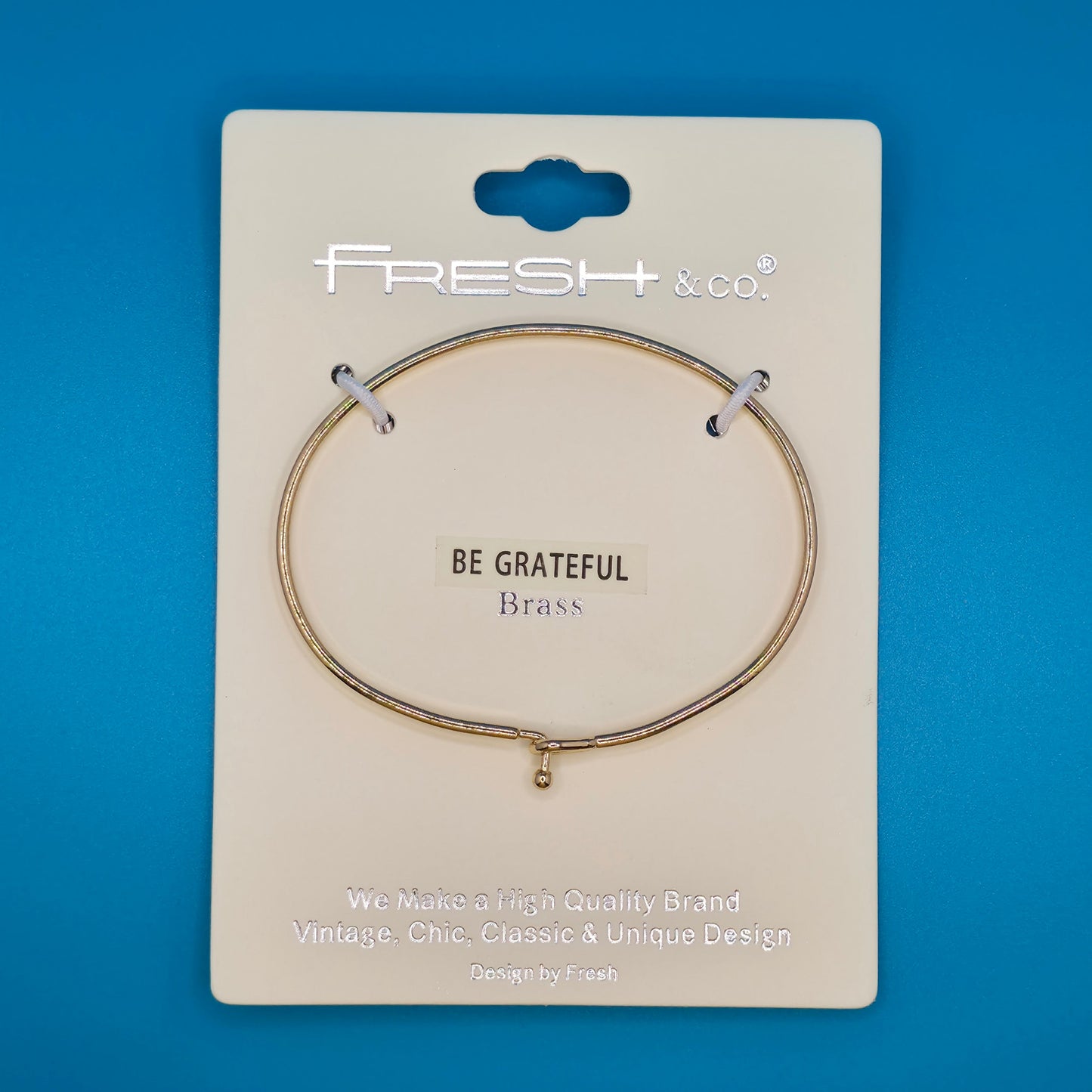 BE GRATEFUL Inspirational Message Bracelet Positive Message Engraved Thin Bangle - Jewelry