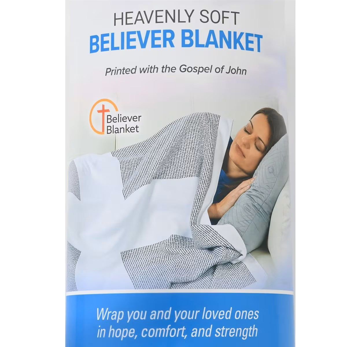 GOSPEL OF JOHN BELIEVER BLANKET.