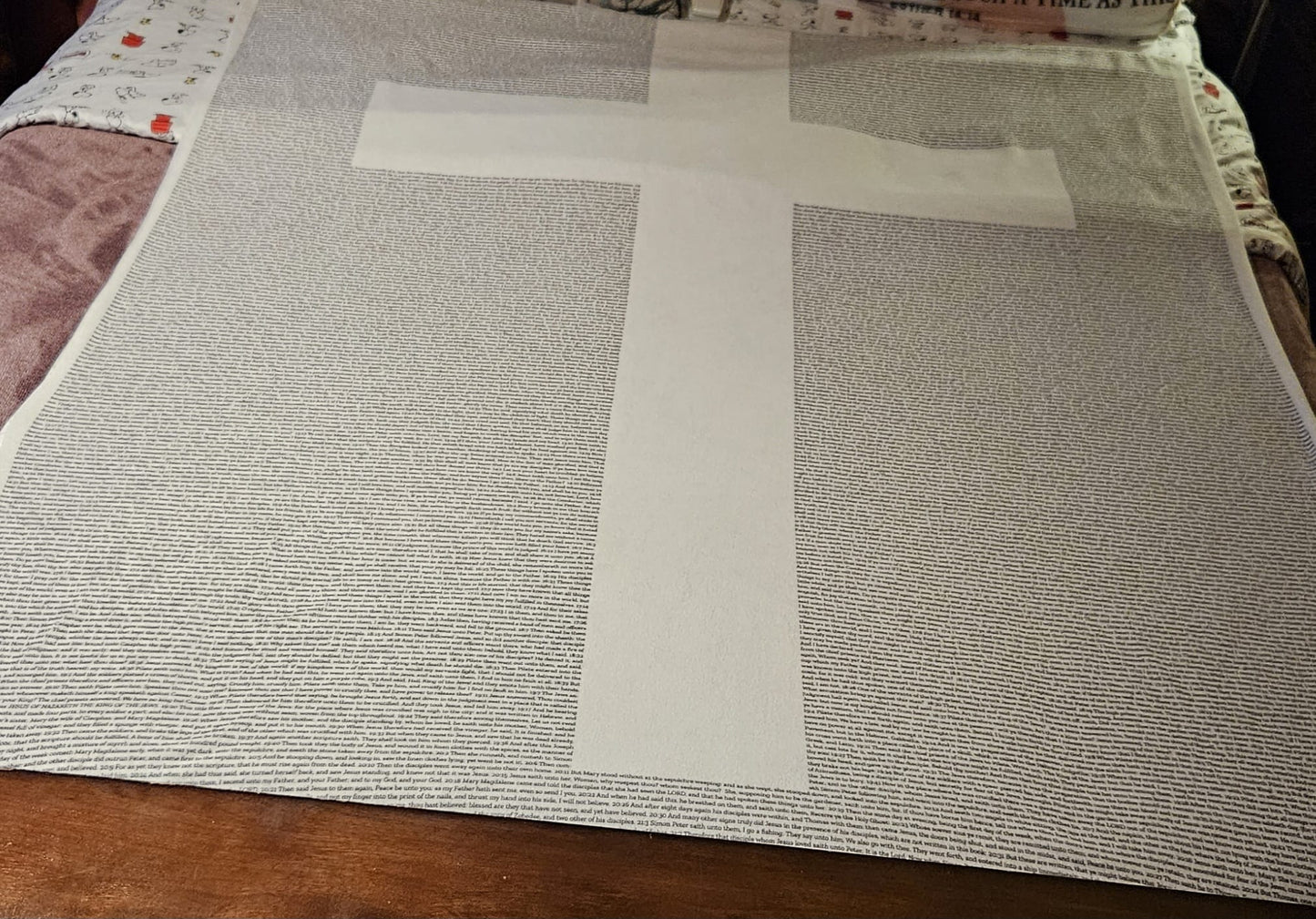 GOSPEL OF JOHN BELIEVER BLANKET.