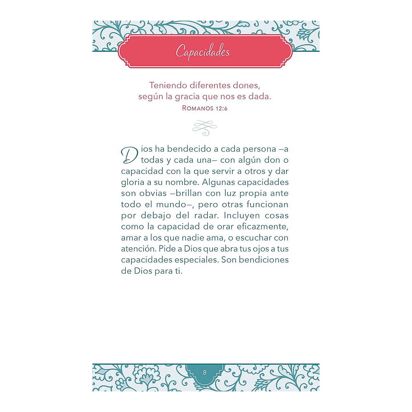 Bendiciones para cada día: Refrigerio espiritual para mujeres (Spanish Edition) Hardcover Compiled by Barbour Staff