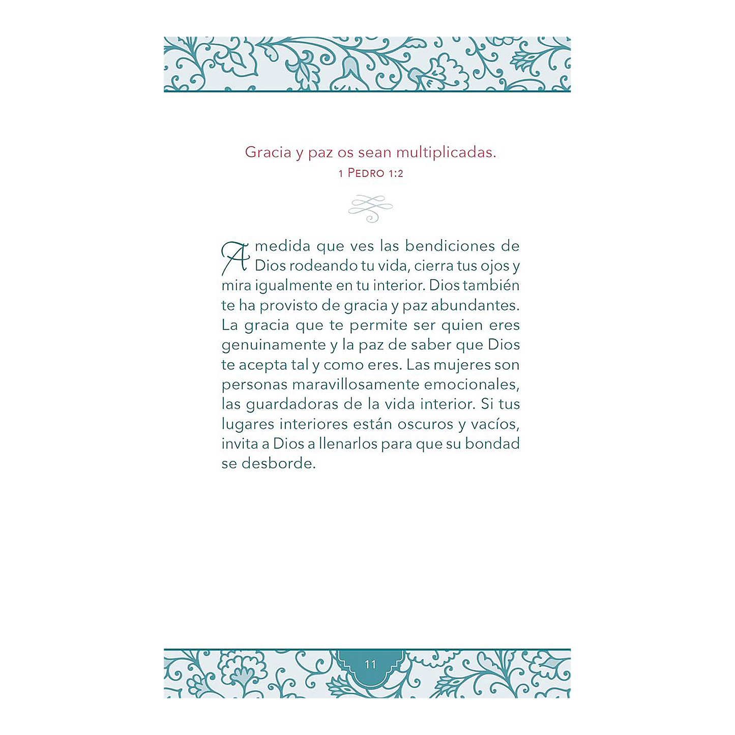 Bendiciones para cada día: Refrigerio espiritual para mujeres (Spanish Edition) Hardcover Compiled by Barbour Staff