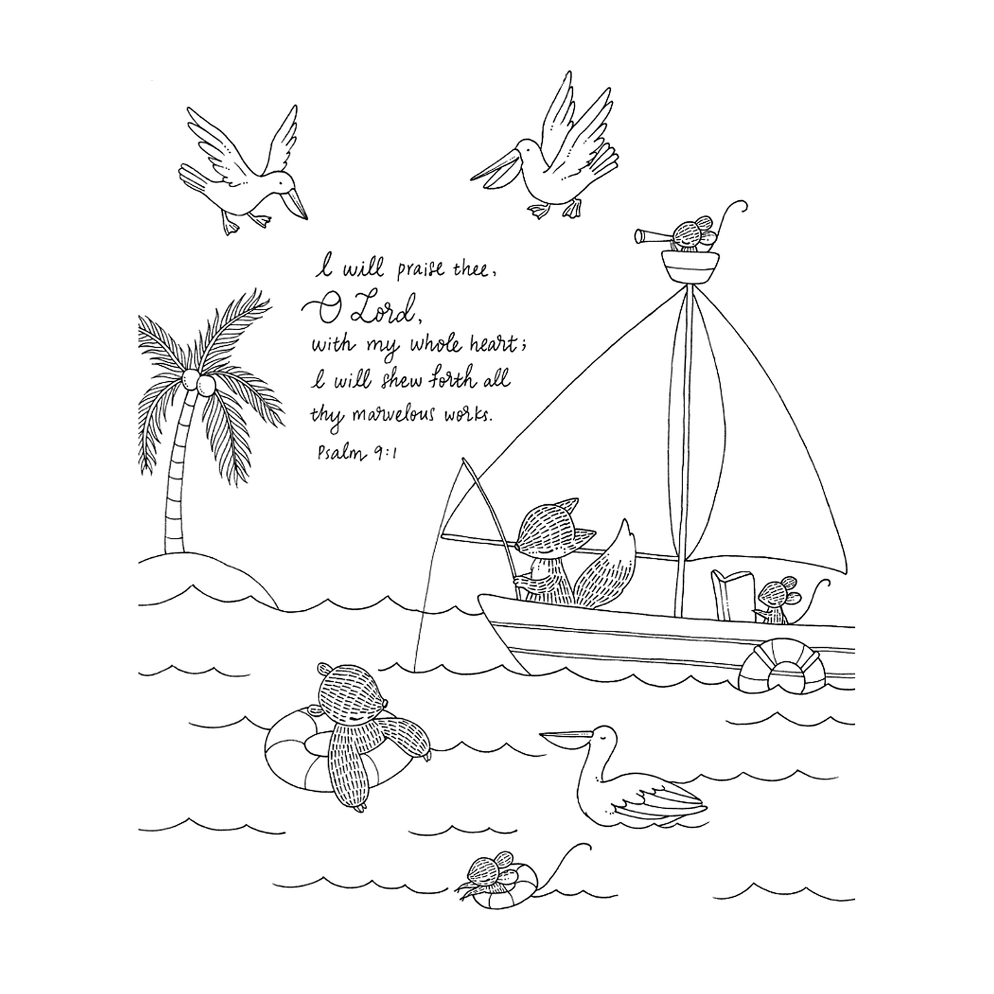 Best Loved Psalms Coloring Book (Color Yourself Inspired) Paperback Compiled by Barbour Staff