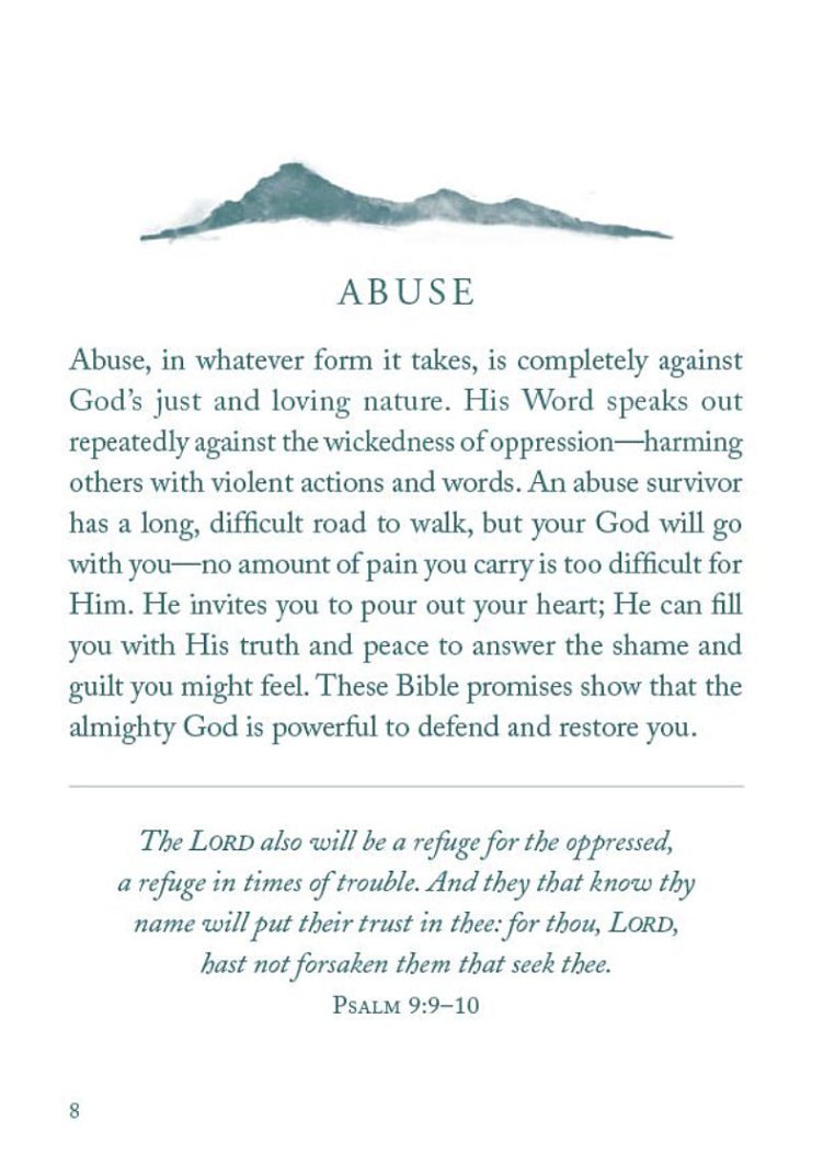 The Bible Promise Book for Hope and Healing Paperback Compiled by Barbour Staff