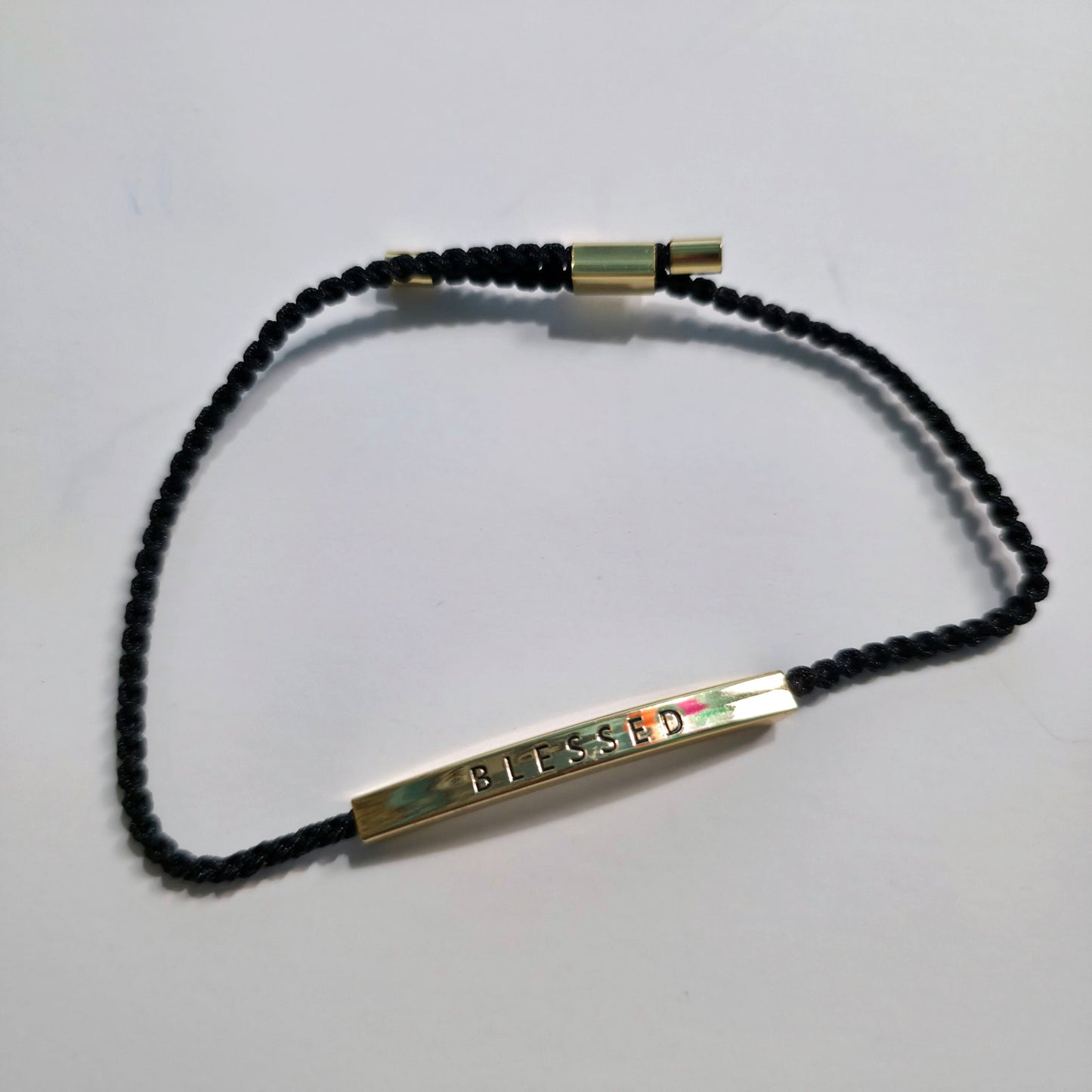 BLESSED Message Tube Bracelet