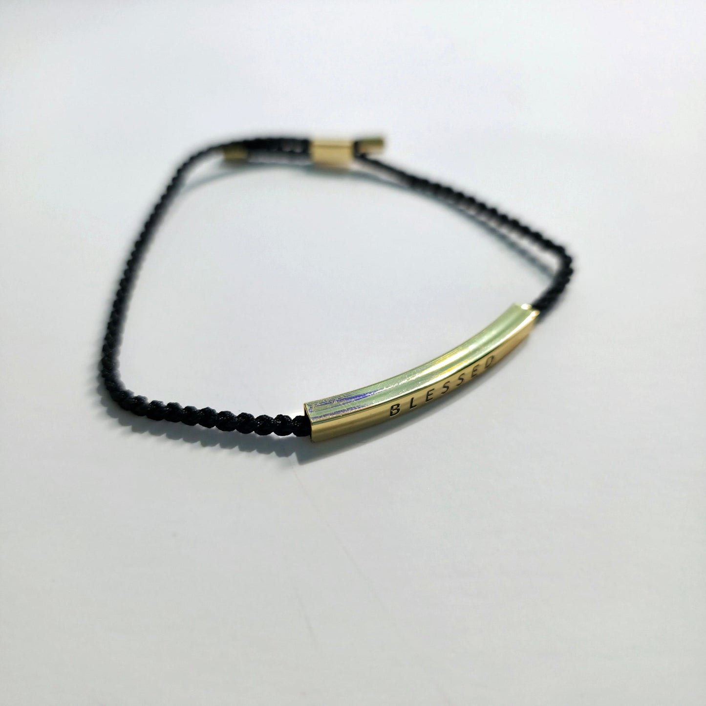 BLESSED Message Tube Bracelet