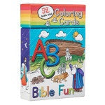 52 ABC Bible Fun Coloring Cards for Kids