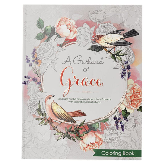 A Garland of Grace Proverbs - Coloring Book