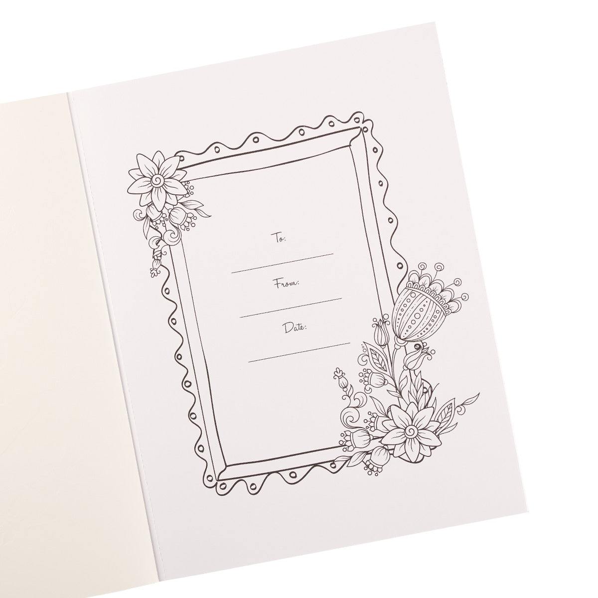 A Garland of Grace Proverbs - Coloring Book