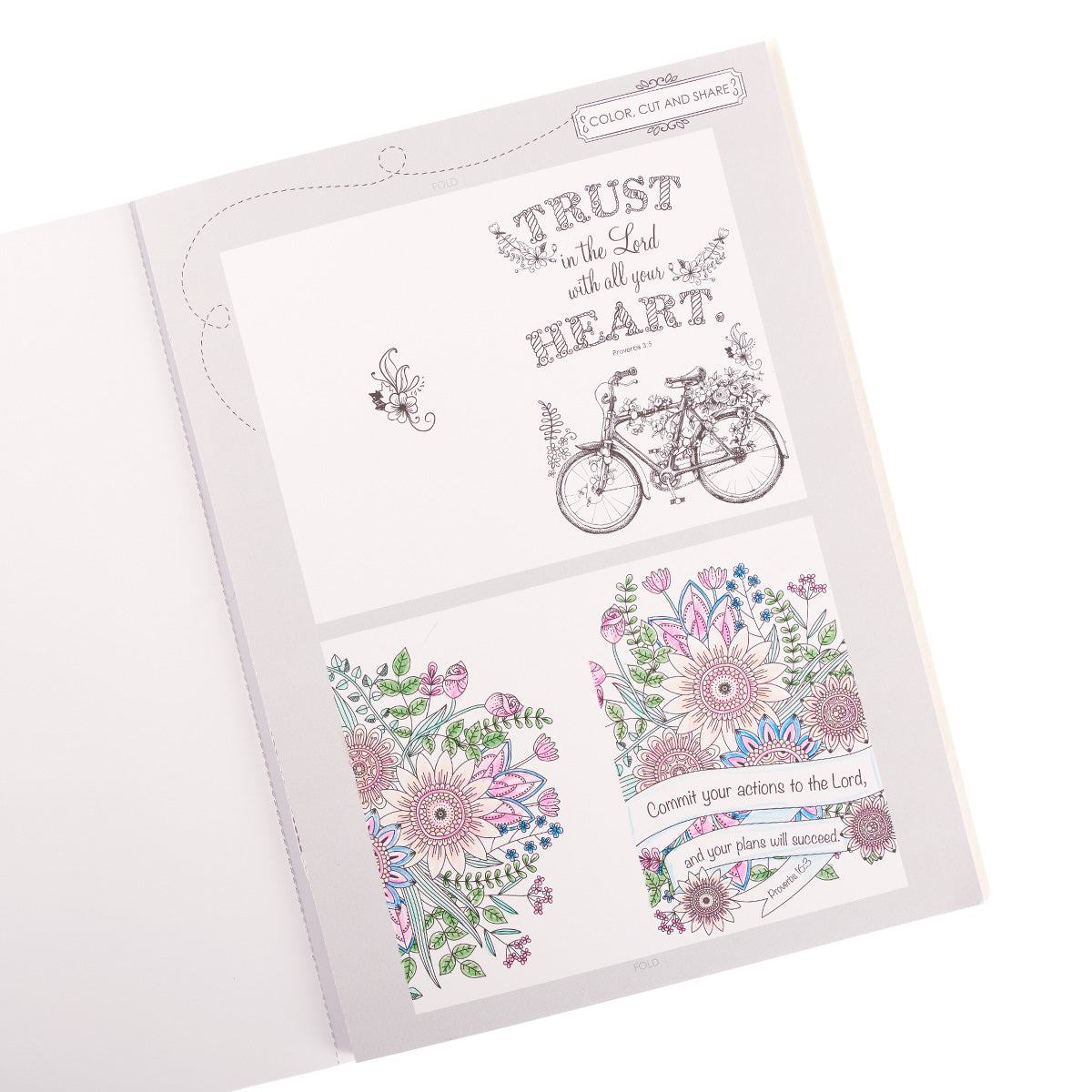 A Garland of Grace Proverbs - Coloring Book