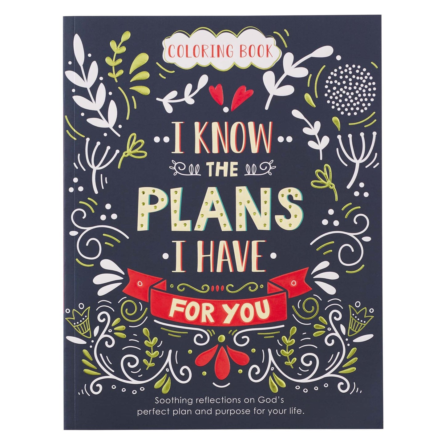 I Know the Plans I Have for You Coloring Book for Adults - Jeremiah 29:11 - Coloring Book