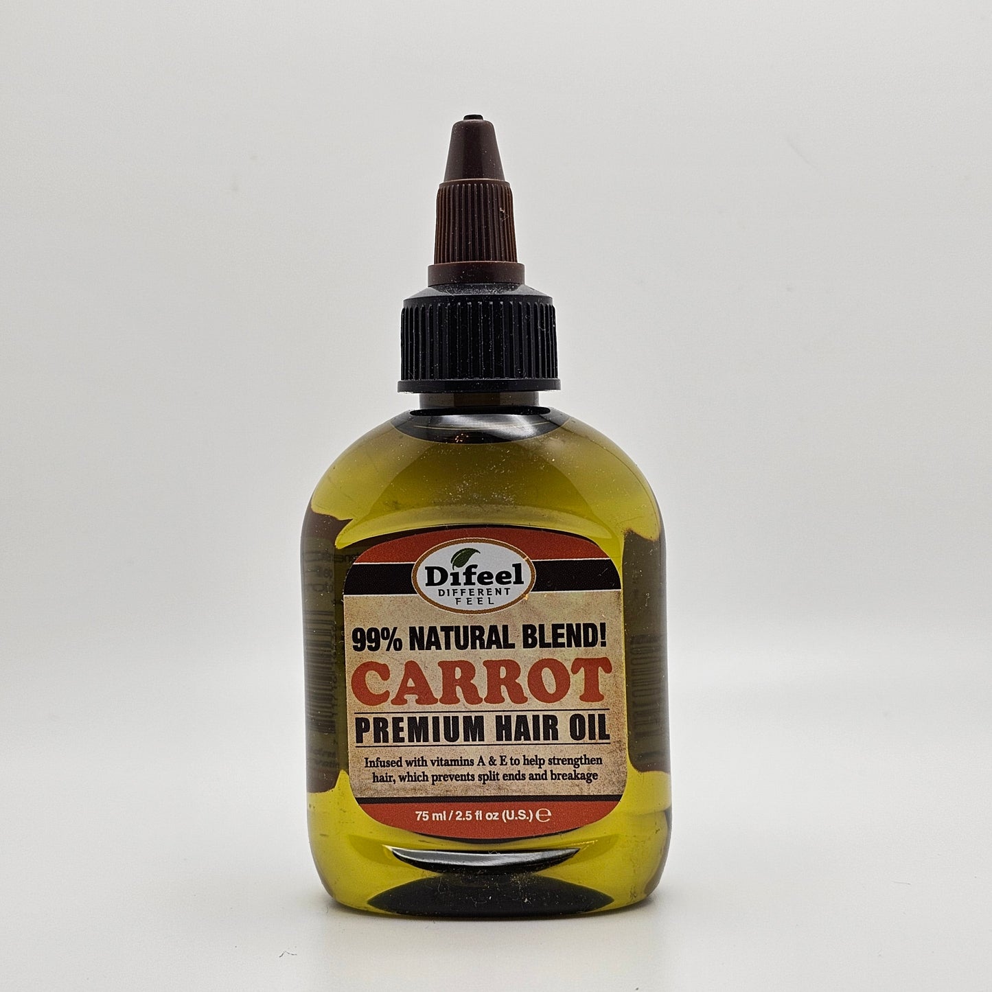 DIFEEL HAIR OIL - CARROT OIL 2.5 OZ