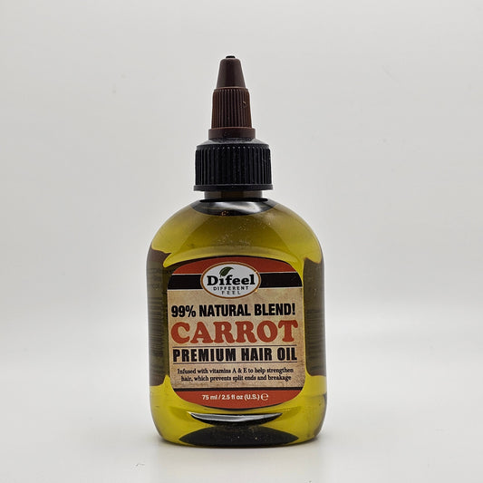 DIFEEL HAIR OIL - CARROT OIL 2.5 OZ