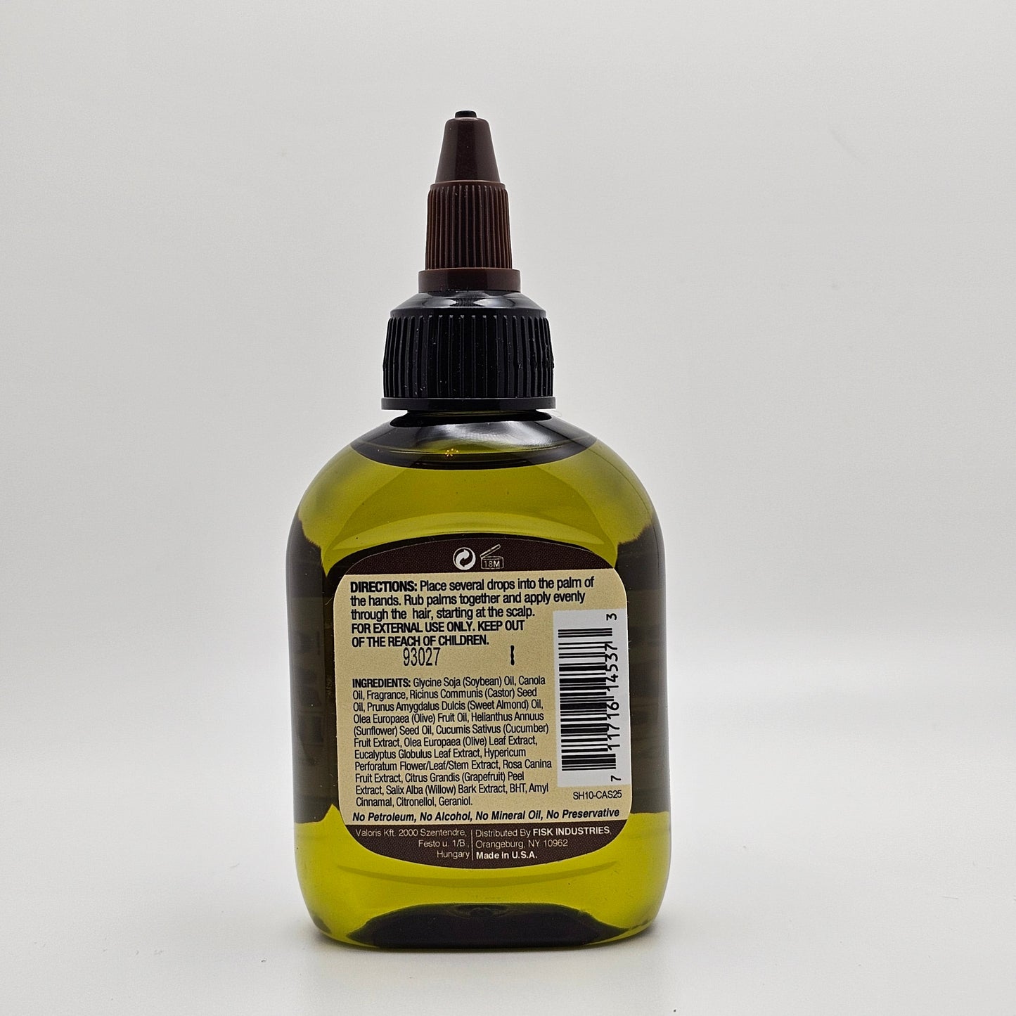DIFEEL HAIR OIL - CASTOR OIL 2.5 OZ