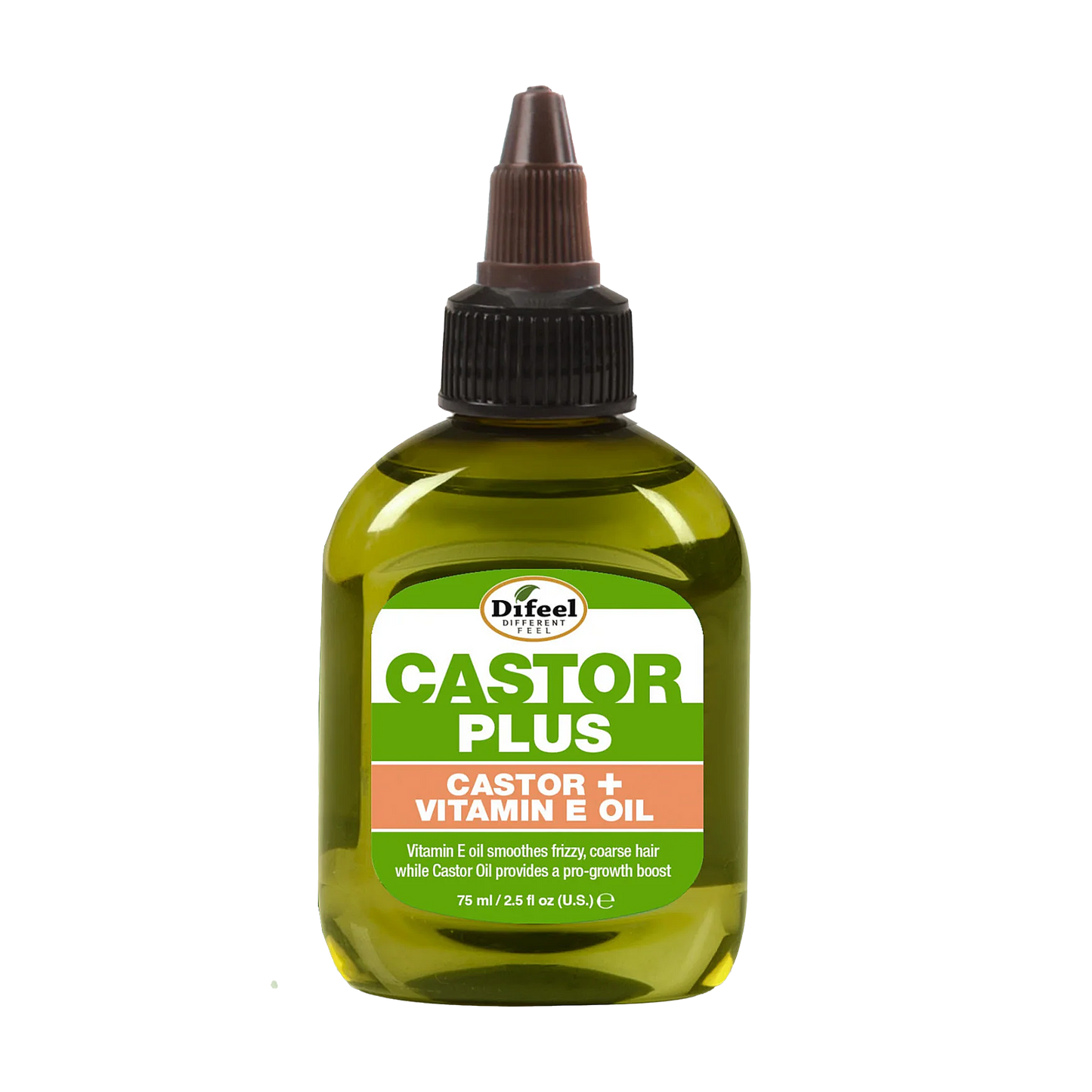 DIFEEL HAIR OIL - Castor Plus Vitamin E Oil 2.5 OZ