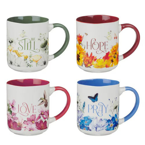 Anchored in Christ Ceramic Mug Set by Christian Art Gifts - Mugs