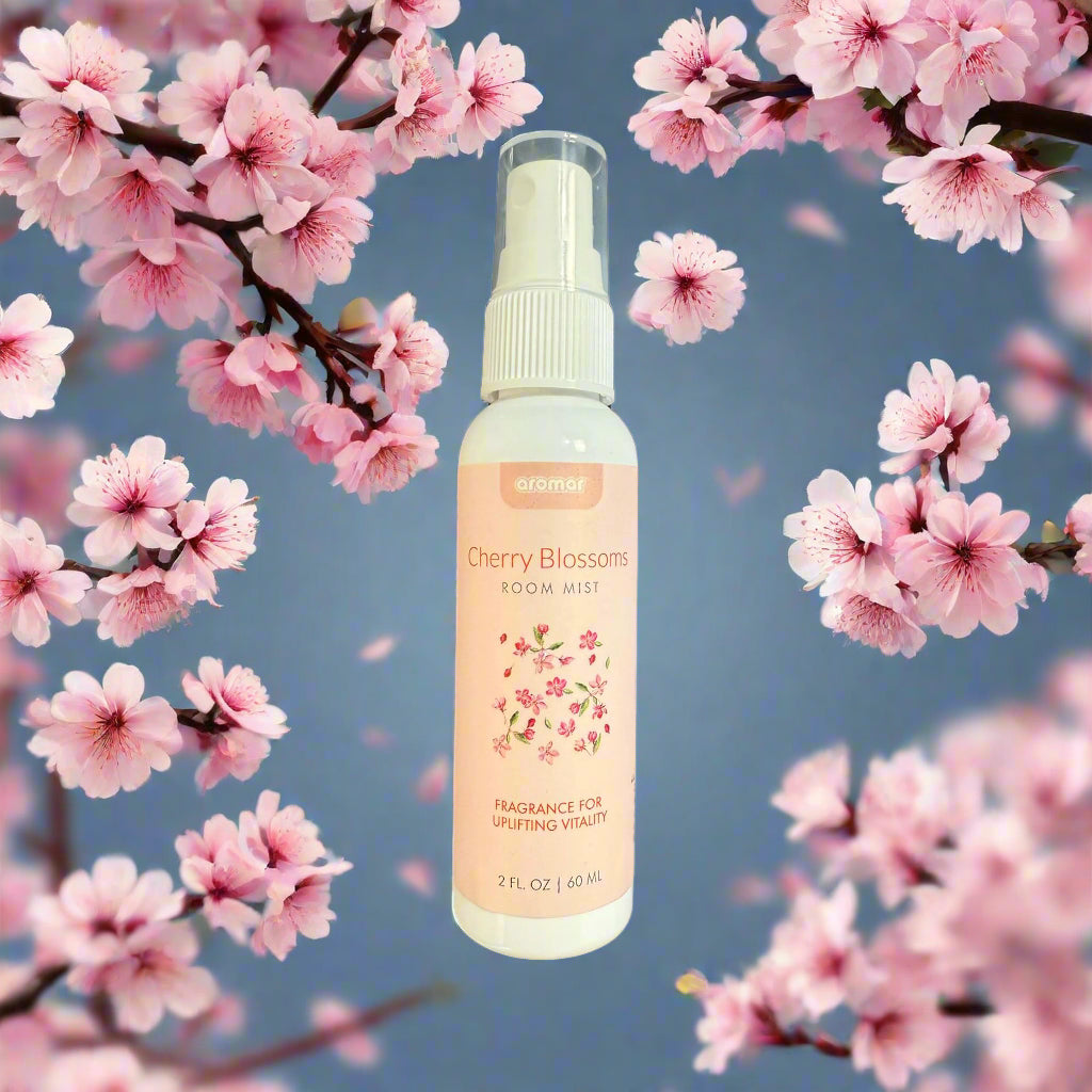 Cherry Blossoms Room Mist Uplifting Vitality Fragrance Spray 2 Fl Oz