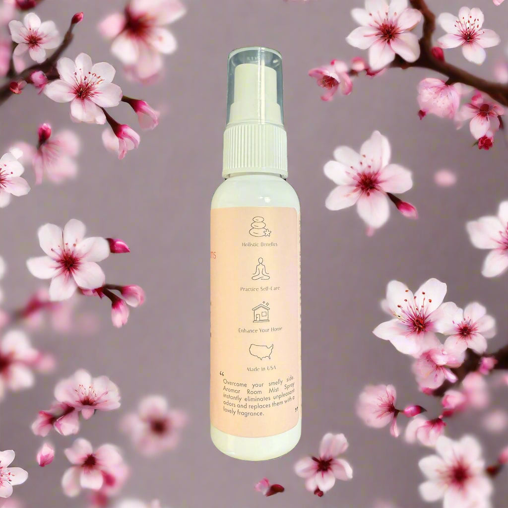 Cherry Blossoms Room Mist Uplifting Vitality Fragrance Spray 2 Fl Oz