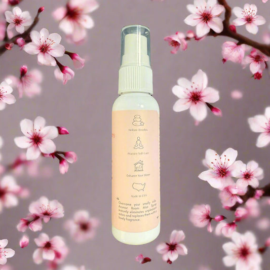 Cherry Blossoms Room Mist Uplifting Vitality Fragrance Spray 2 Fl Oz