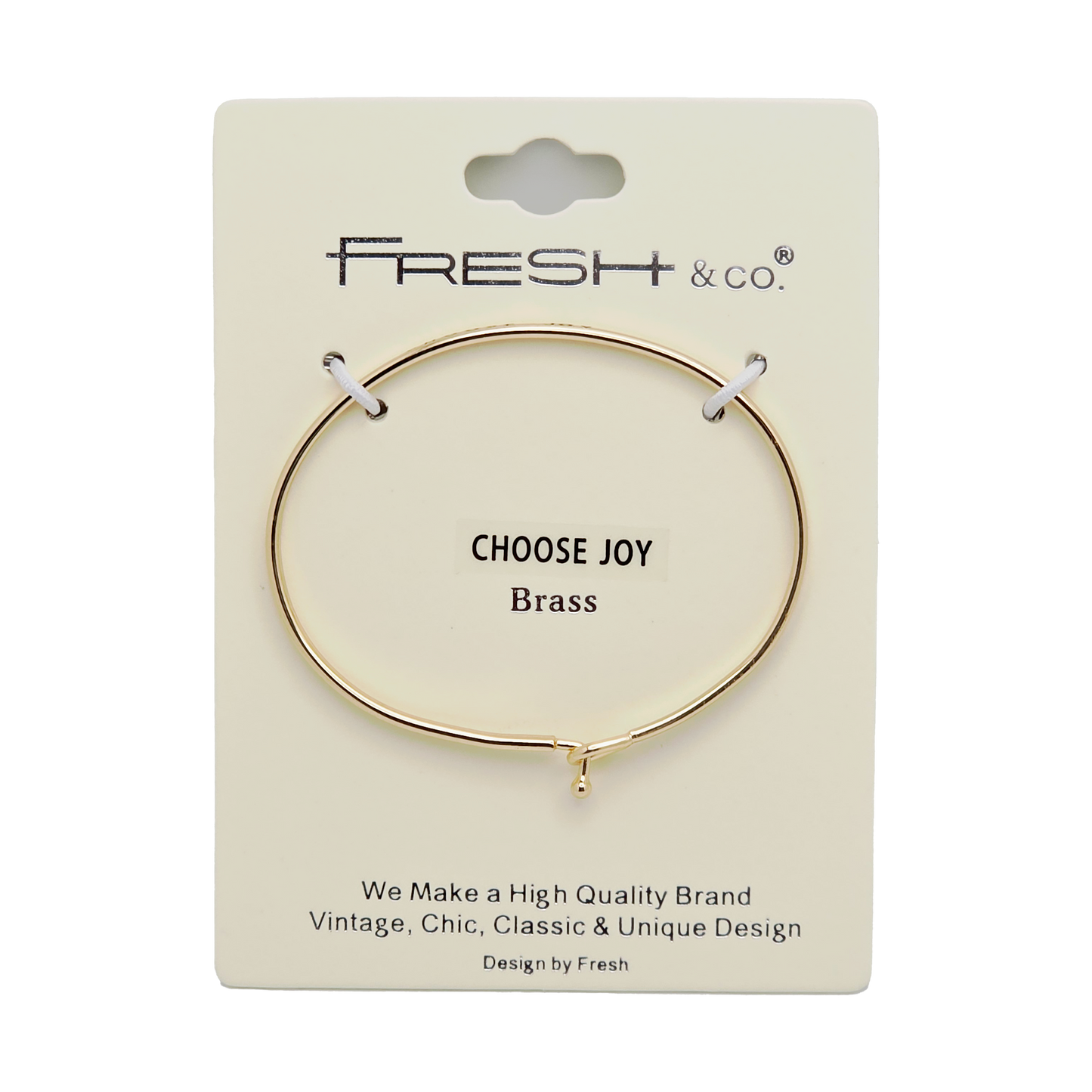 CHOOSE JOY Inspirational Message Bracelet Positive Message Engraved Thin Bangle - Jewelry