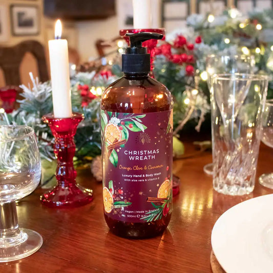Christmas Wreath Hand and Body Wash