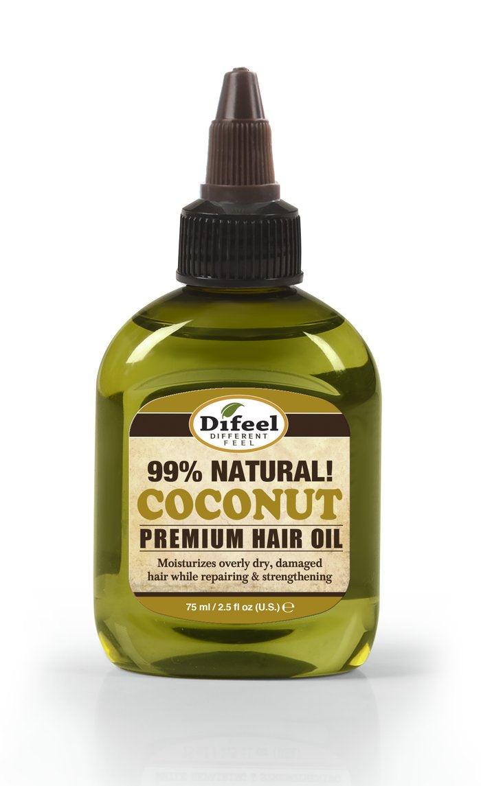 DIFEEL HAIR OIL - COCONUT OIL 2.5 OZ