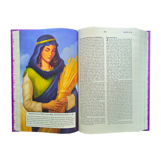 The Courageous Girls Devotional Bible: New Life Version Hardcover