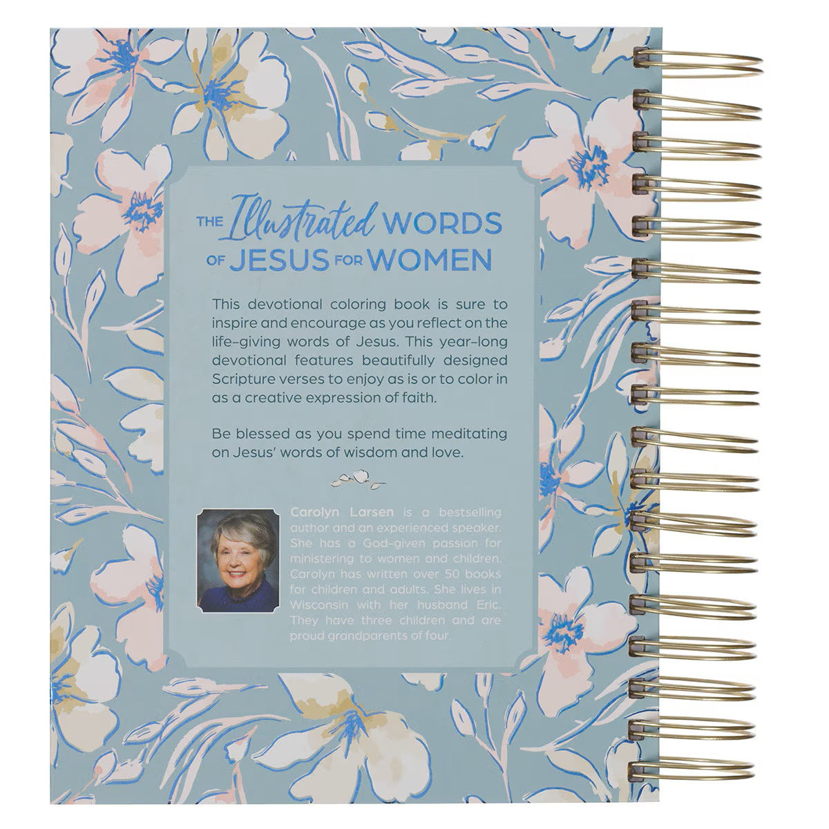 The Illustrated Words of Jesus for Women Coloring Devotional by Carolyn Larsen