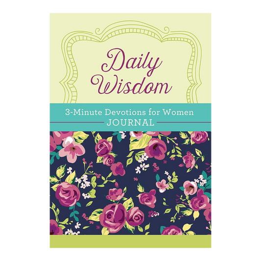 Daily Wisdom: 3-Minute Devotions for Women Journal Spiral-bound Compiled by Barbour Staff