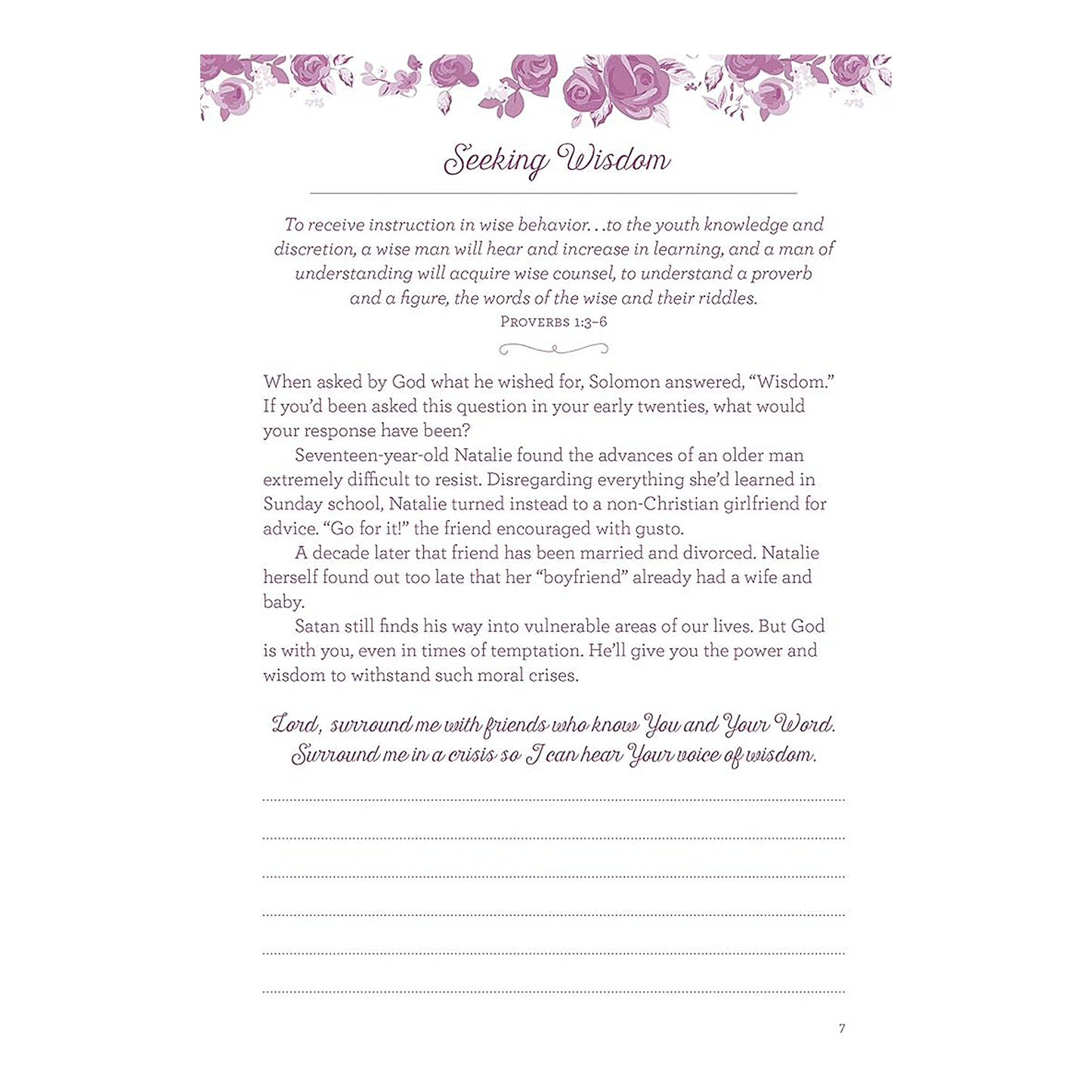 Daily Wisdom: 3-Minute Devotions for Women Journal Spiral-bound Compiled by Barbour Staff