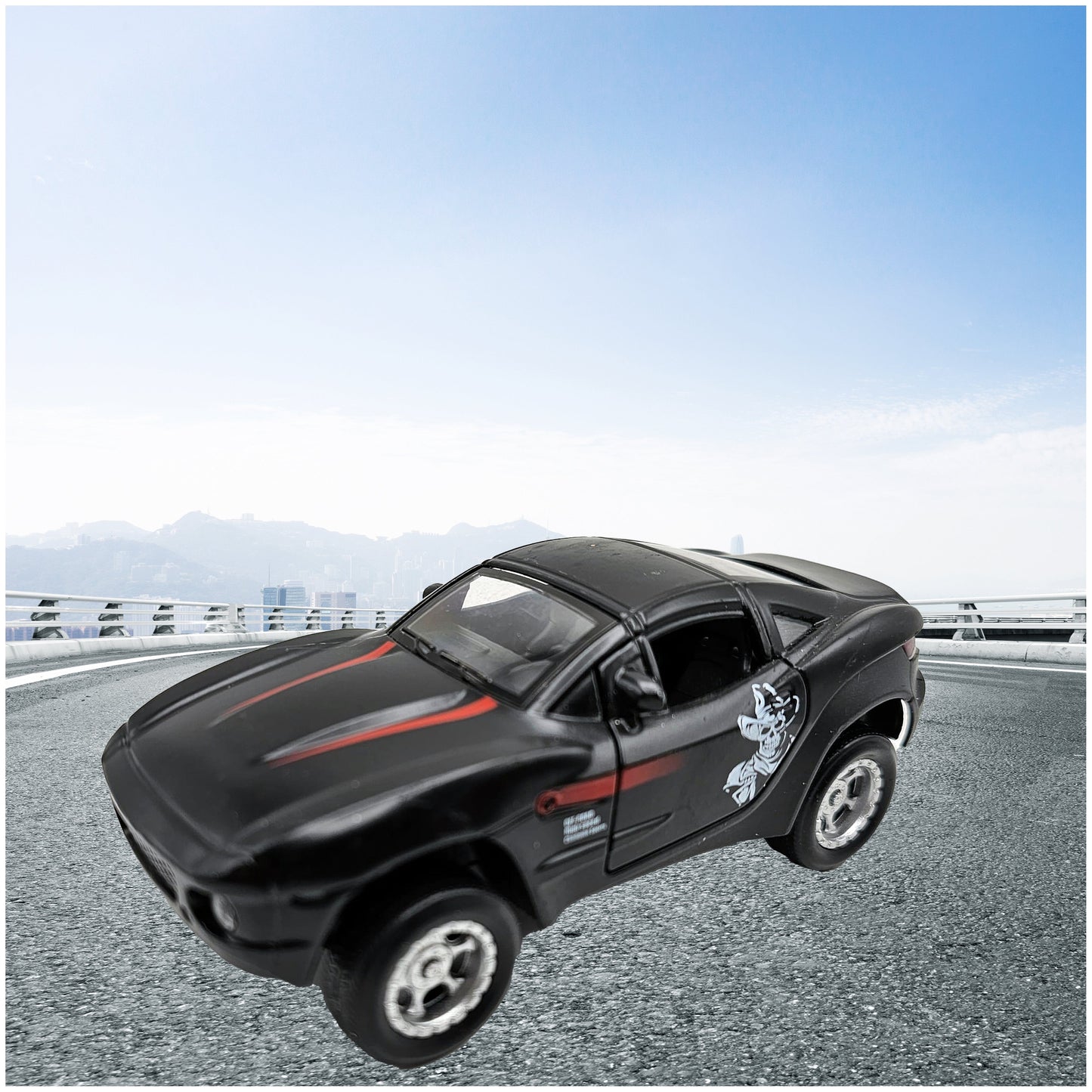 Die Cast Pull-Back Race Car w/ Lights And Sound- 4.5 Inch