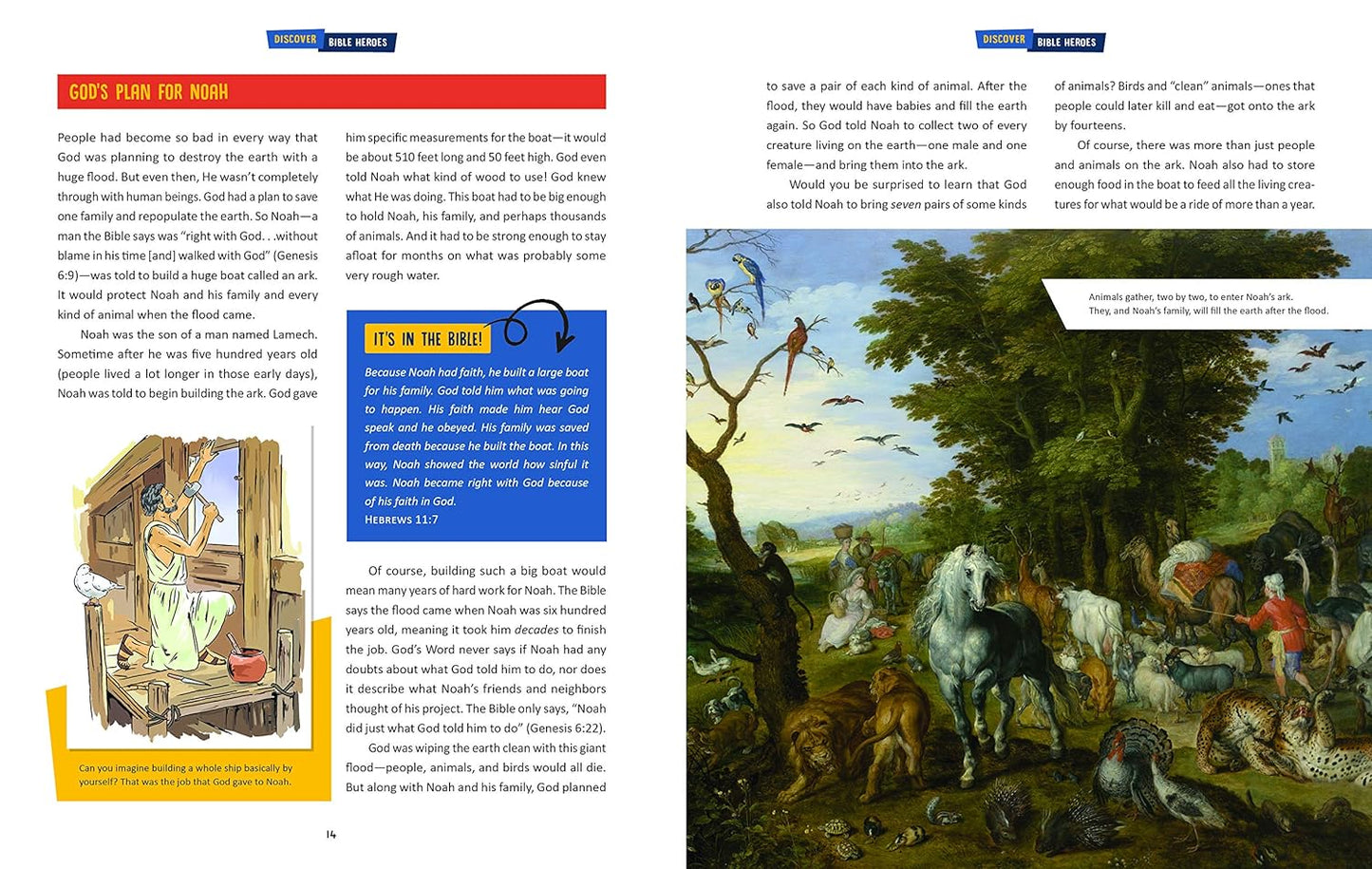 Discover Bible Heroes: An Illustrated Adventure for Kids Paperback by by Tracy M. Sumner