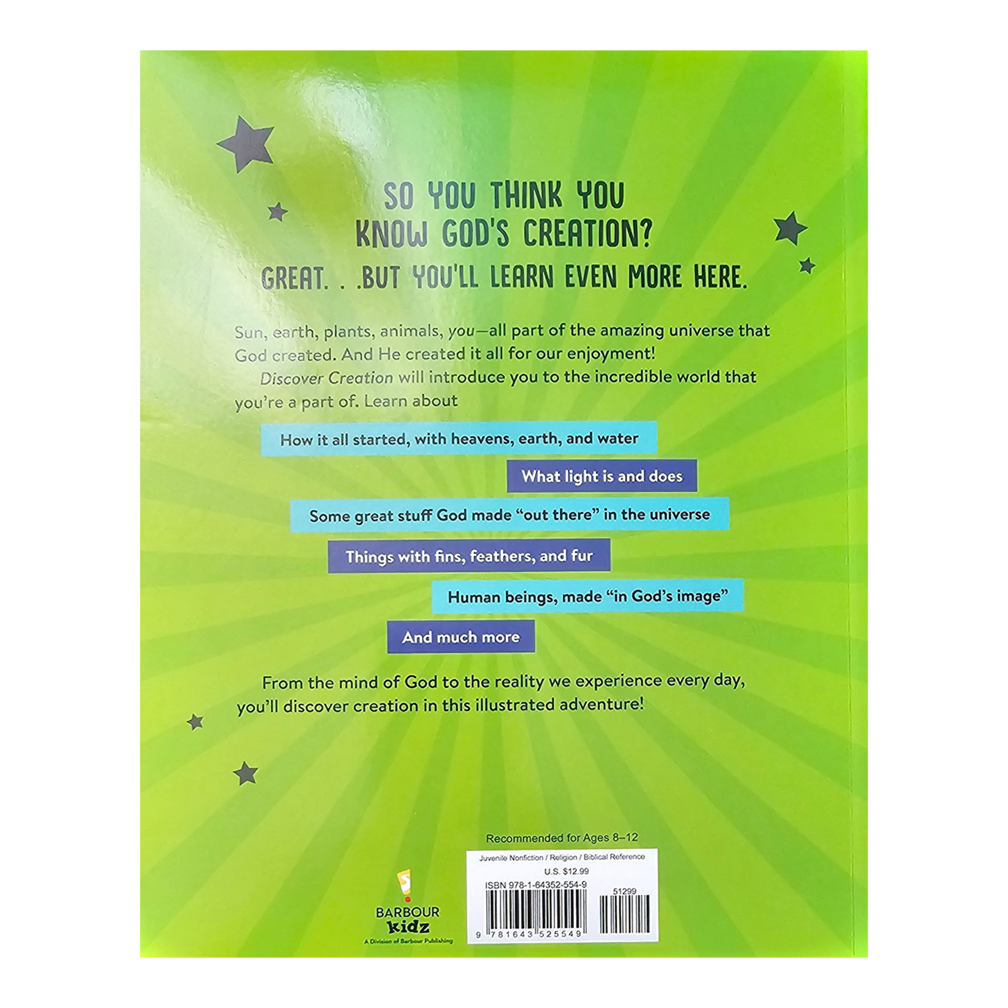 Discover Creation: An Illustrated Adventure for Kids Paperback – Illustrated by Tracy M. Sumner