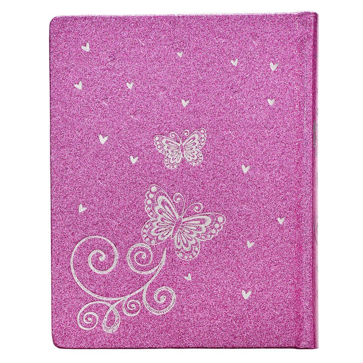 Purple Glitter My Creative Bible for Girls - an ESV Journaling Bible By Amanda Cowles