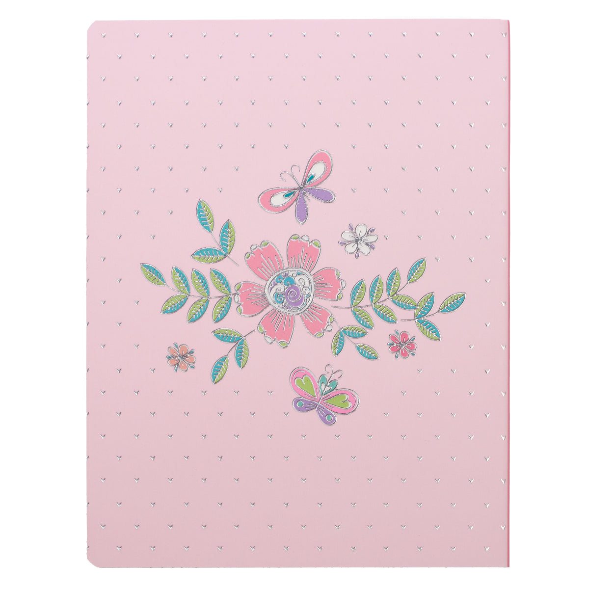 Pink Floral Heart Flexcover My Creative Bible for Girls - an ESV Journaling Bible BY AMANDA COWLES