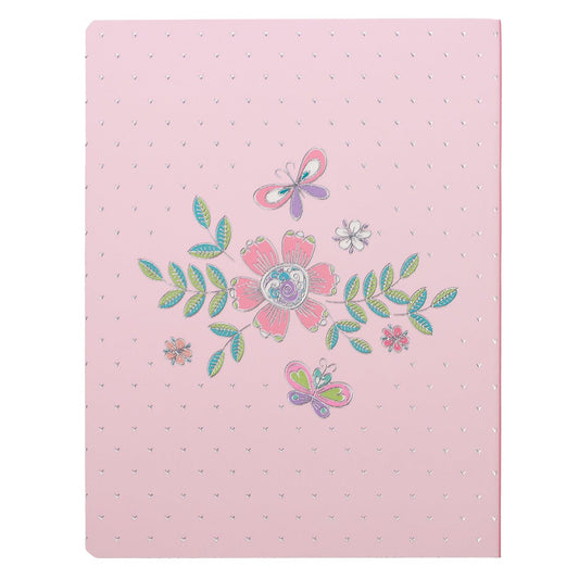 Pink Floral Heart Flexcover My Creative Bible for Girls - an ESV Journaling Bible BY AMANDA COWLES