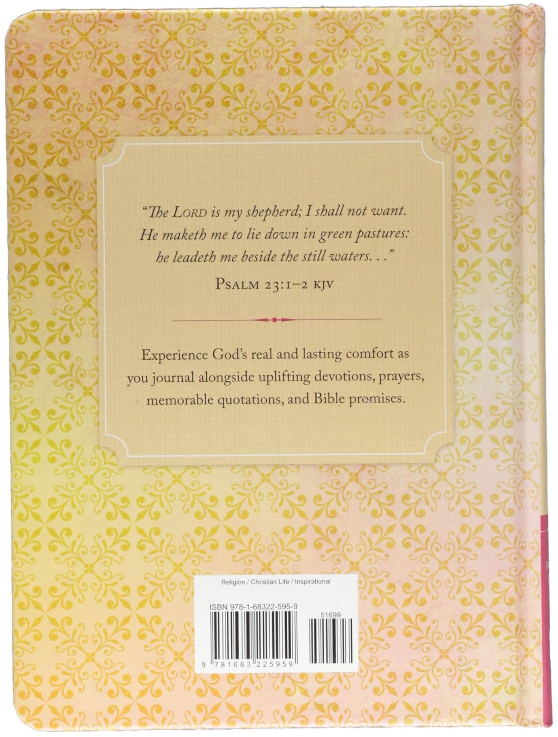 Everyday Inspiration from Psalm 23: A Devotional Journal for Women Hardcover by Compiled by Barbour Staff