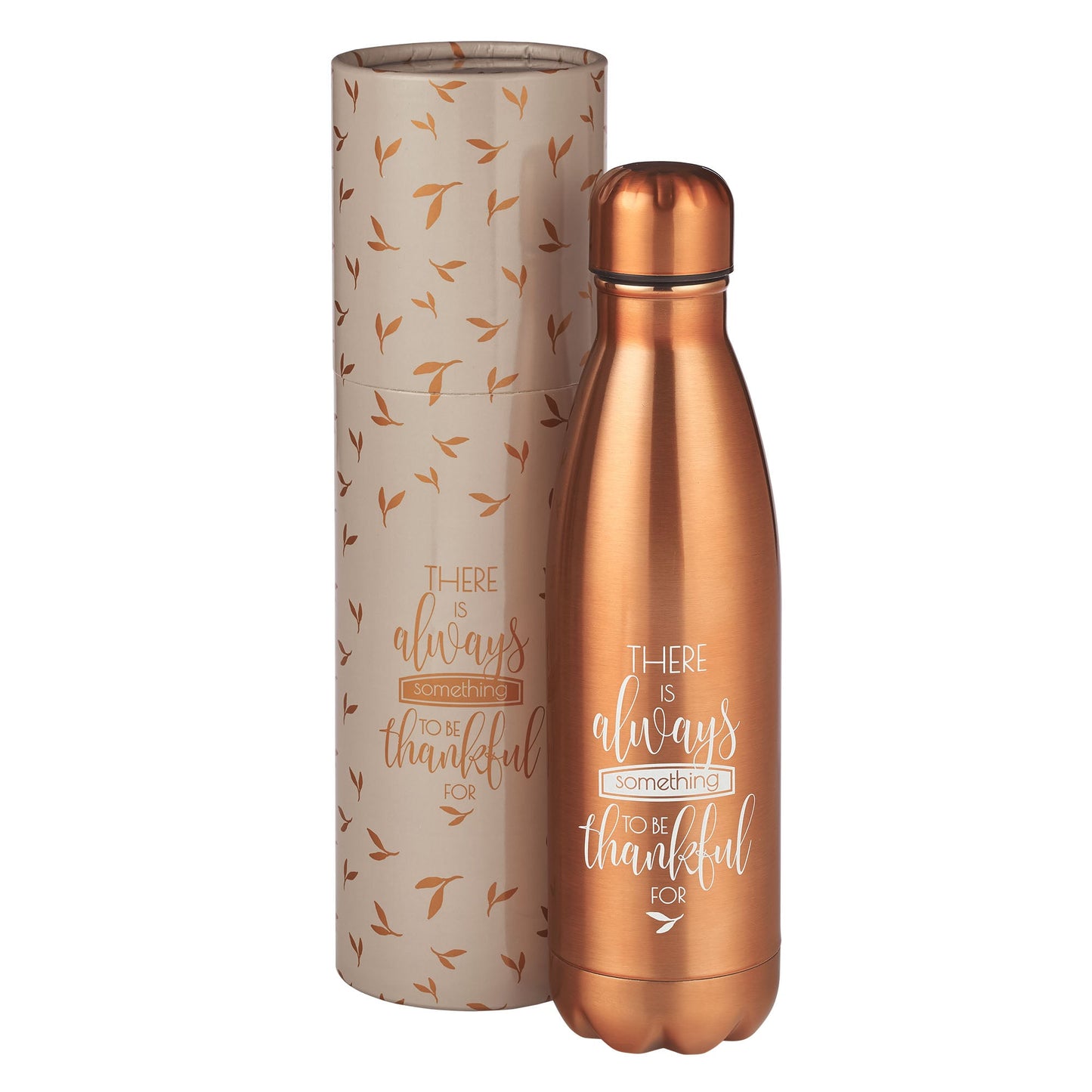 Thankful Grateful Stainless Steel Water Bottle
