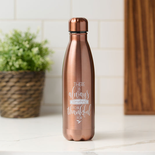 Thankful Grateful Stainless Steel Water Bottle