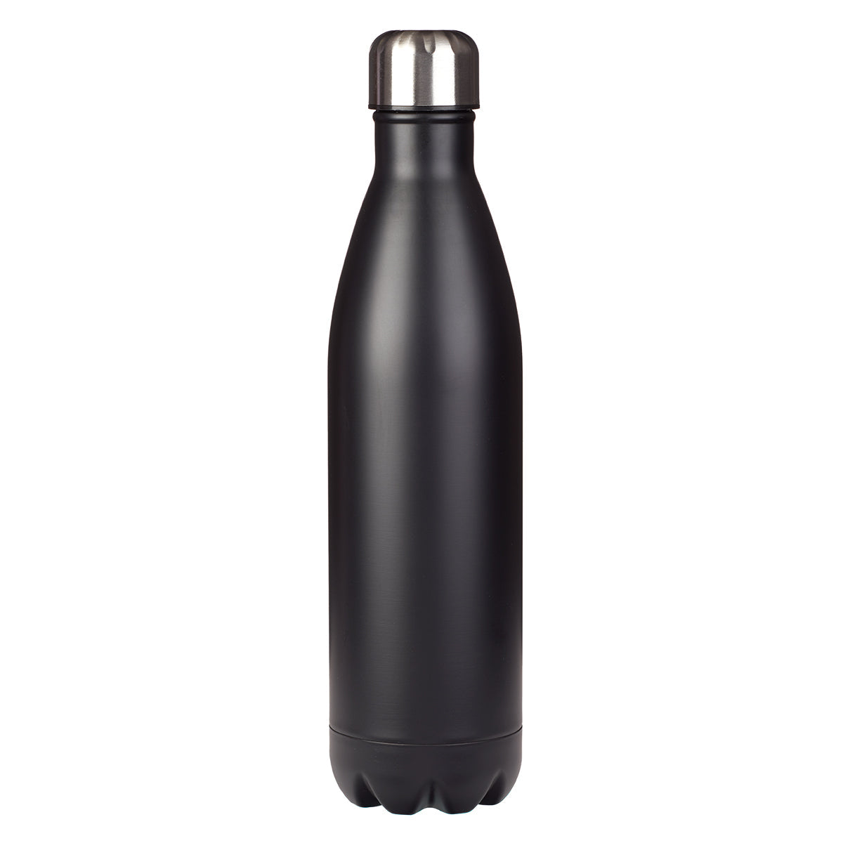 Strong and Courageous Black Stainless Steel Water Bottle - Joshua 1:9