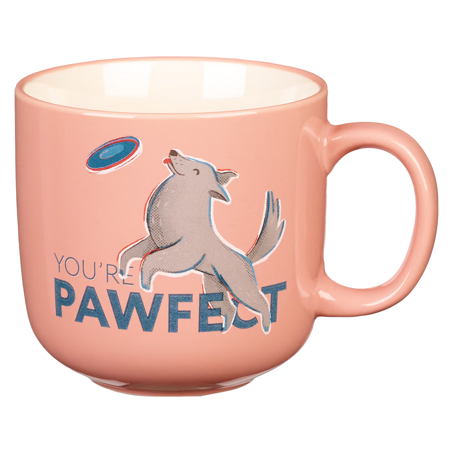 You're Pawfect Ceramic Coffee Mug - Rose Pink
