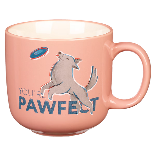 You're Pawfect Ceramic Coffee Mug - Rose Pink