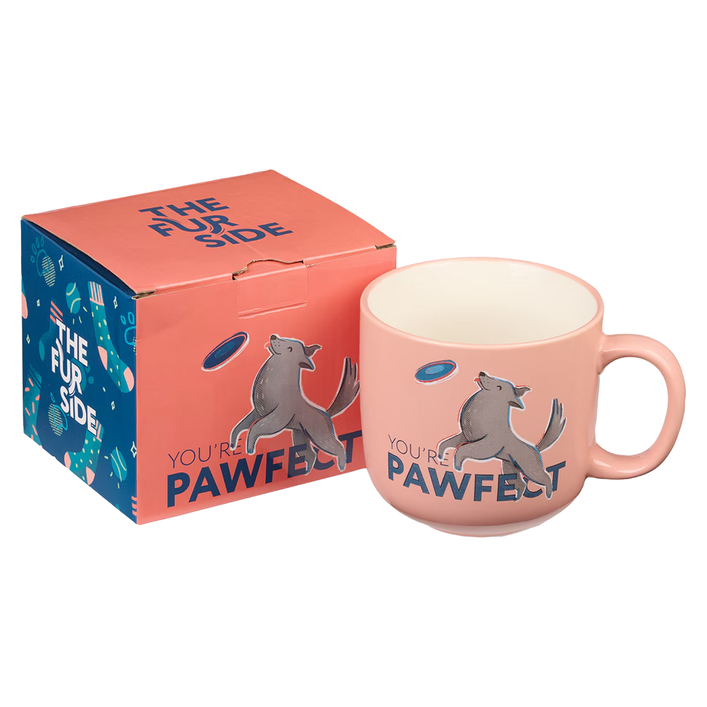 You're Pawfect Ceramic Coffee Mug - Rose Pink