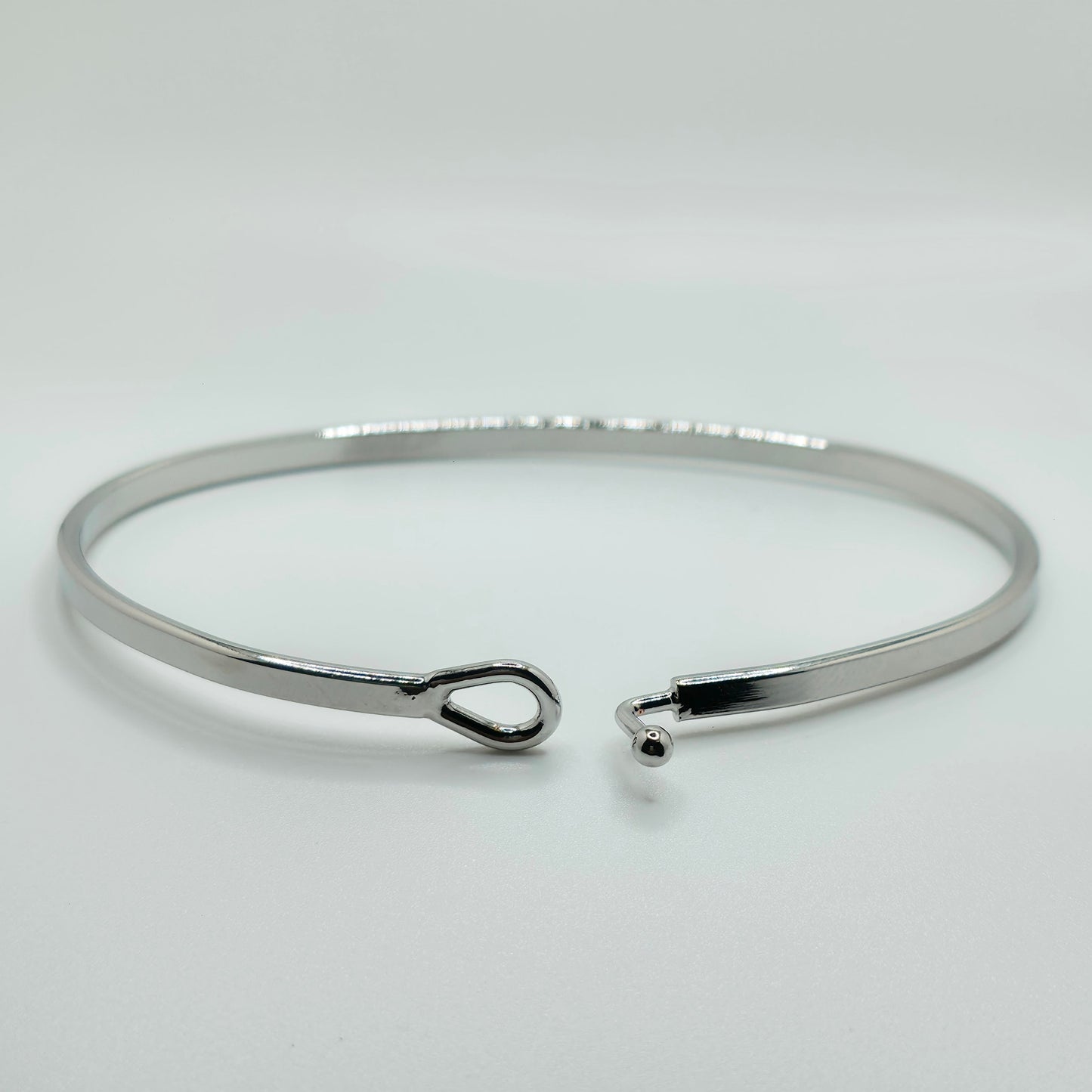 FAITH (Arrow) Inspirational Message Bracelet Positive Message Engraved Thin Bangle - Jewelry