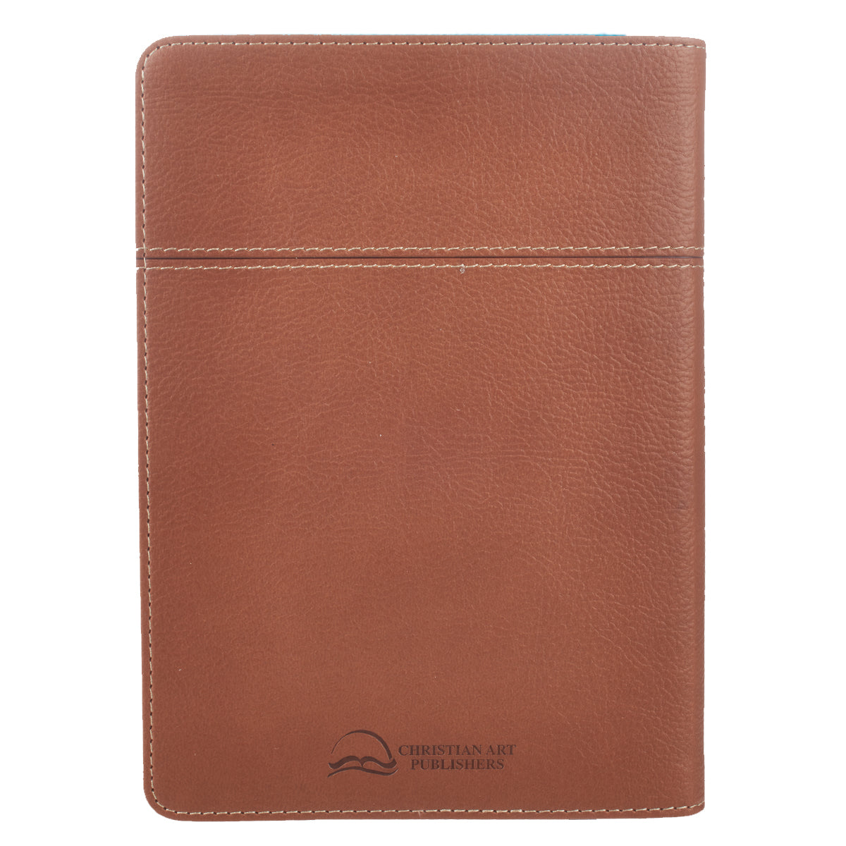 Words of Jesus For Men Saddle Tan Faux Leather Devotional By Riekert Botha - Men's Devotional